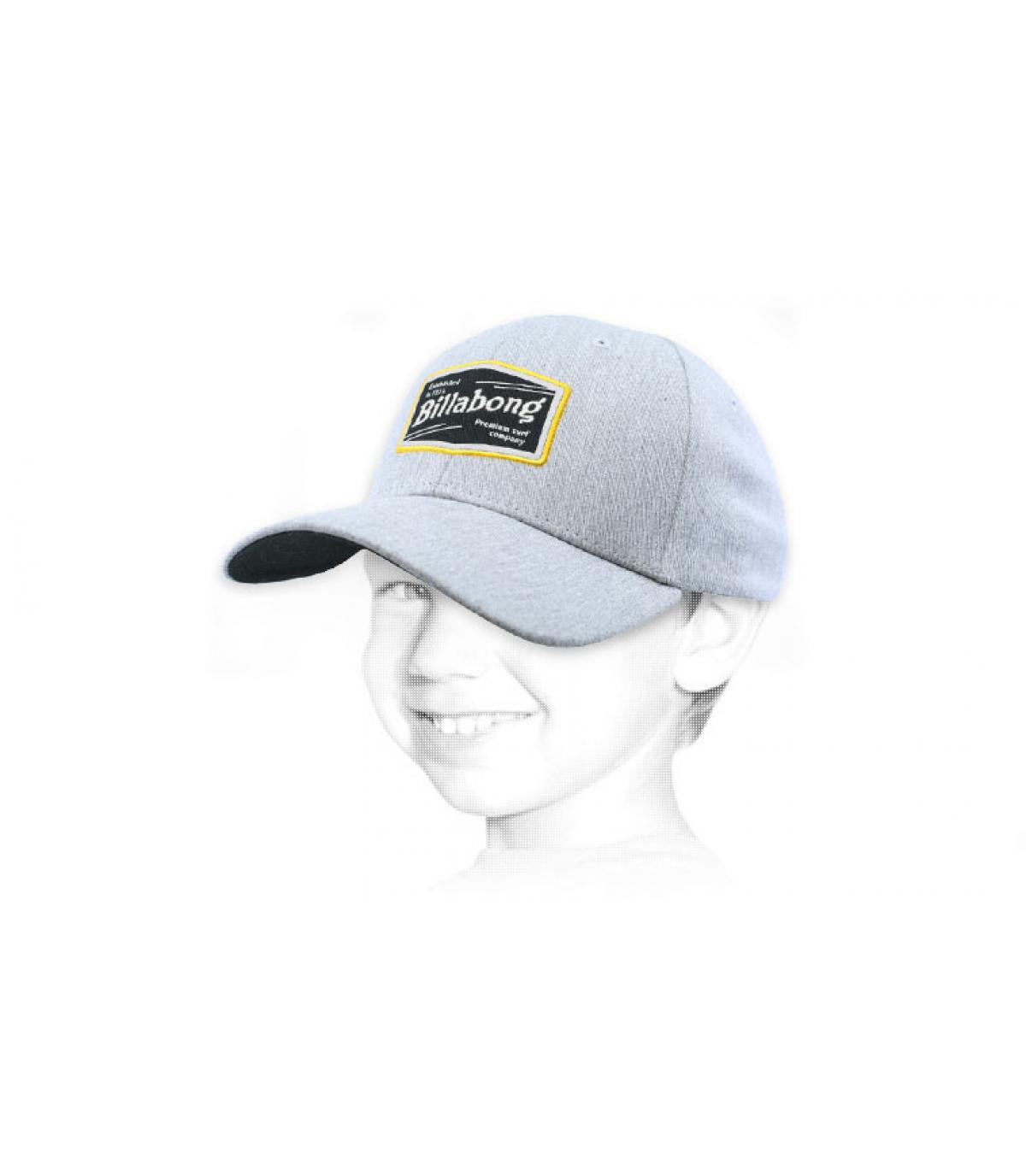 curve Billabong enfant grise Walled Snapback Boys grey heather